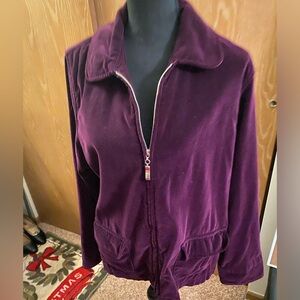 Deep purple zipper jacket by Regatta